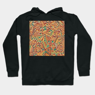 Ethnic Triangles Art Pattern Hoodie